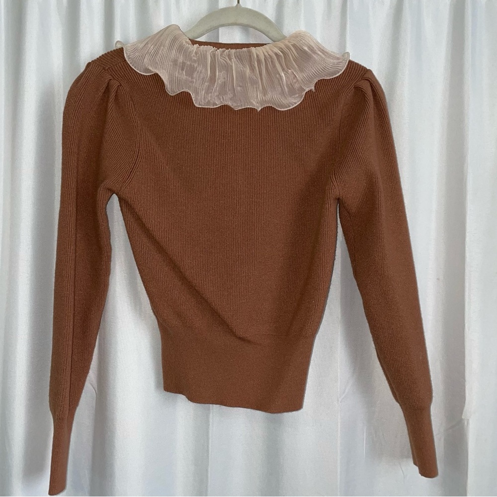 Zara ruffle top size medium - Picture 3 of 3